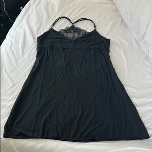NWT Victoria's Secret modal Black lace Dress -large